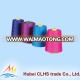 Wuhan Dyed Yarn Polyester Ring Spun Yarn100% virgin yarn for kintting for sewing thread